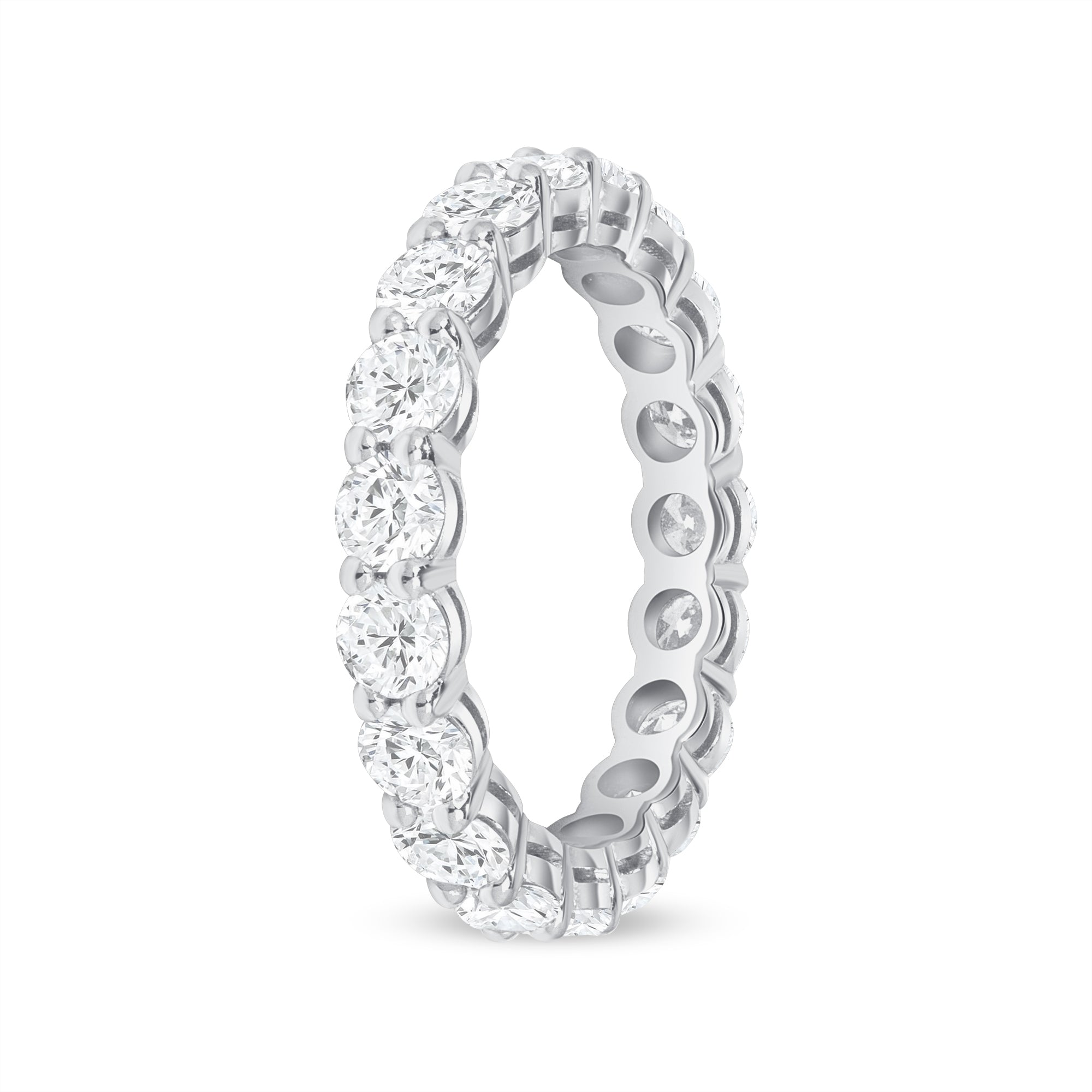 2.75ct Round Brilliant Cut Diamond Platinum Eternity Band