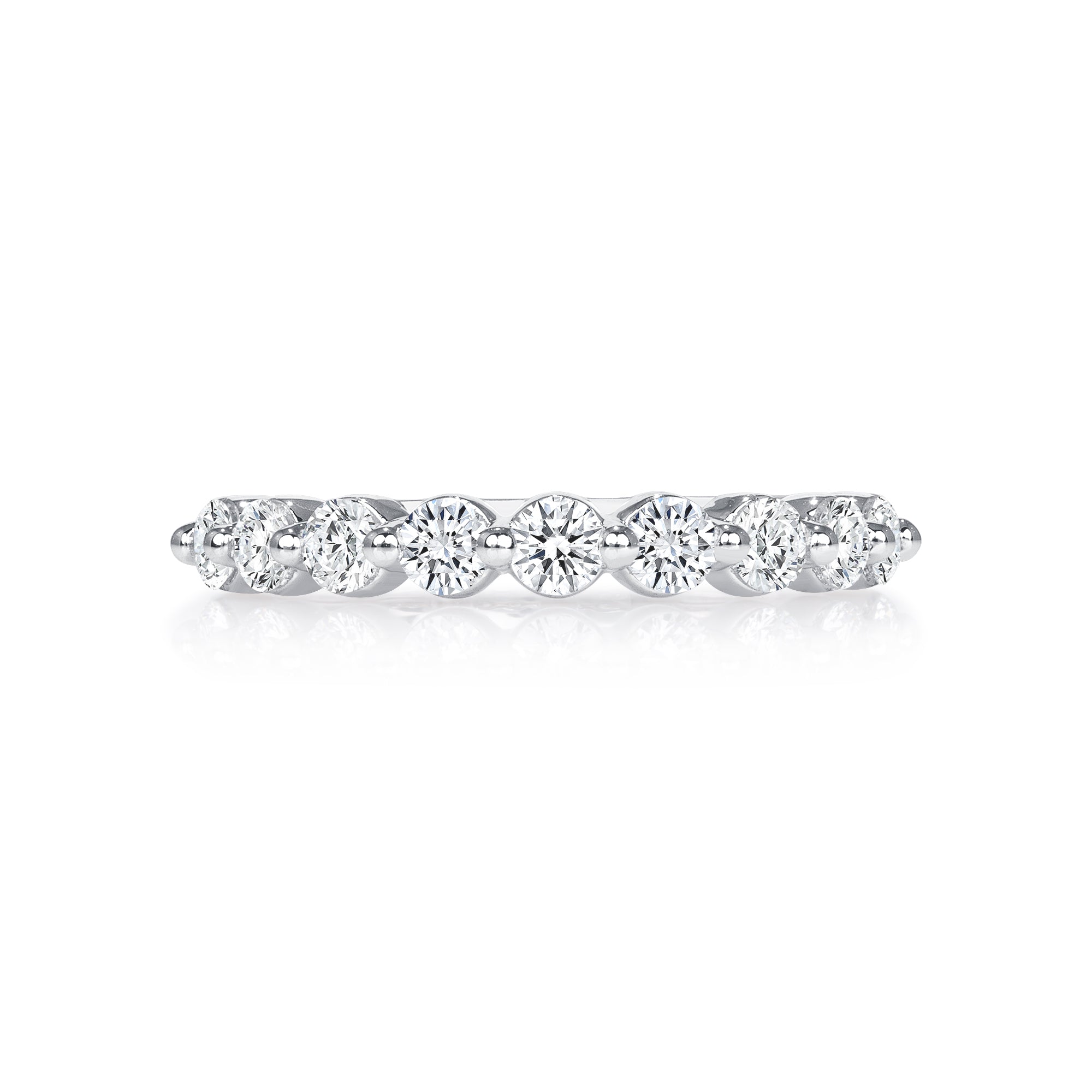 0.75CT Halfway Diamond Eternity Band in White Gold