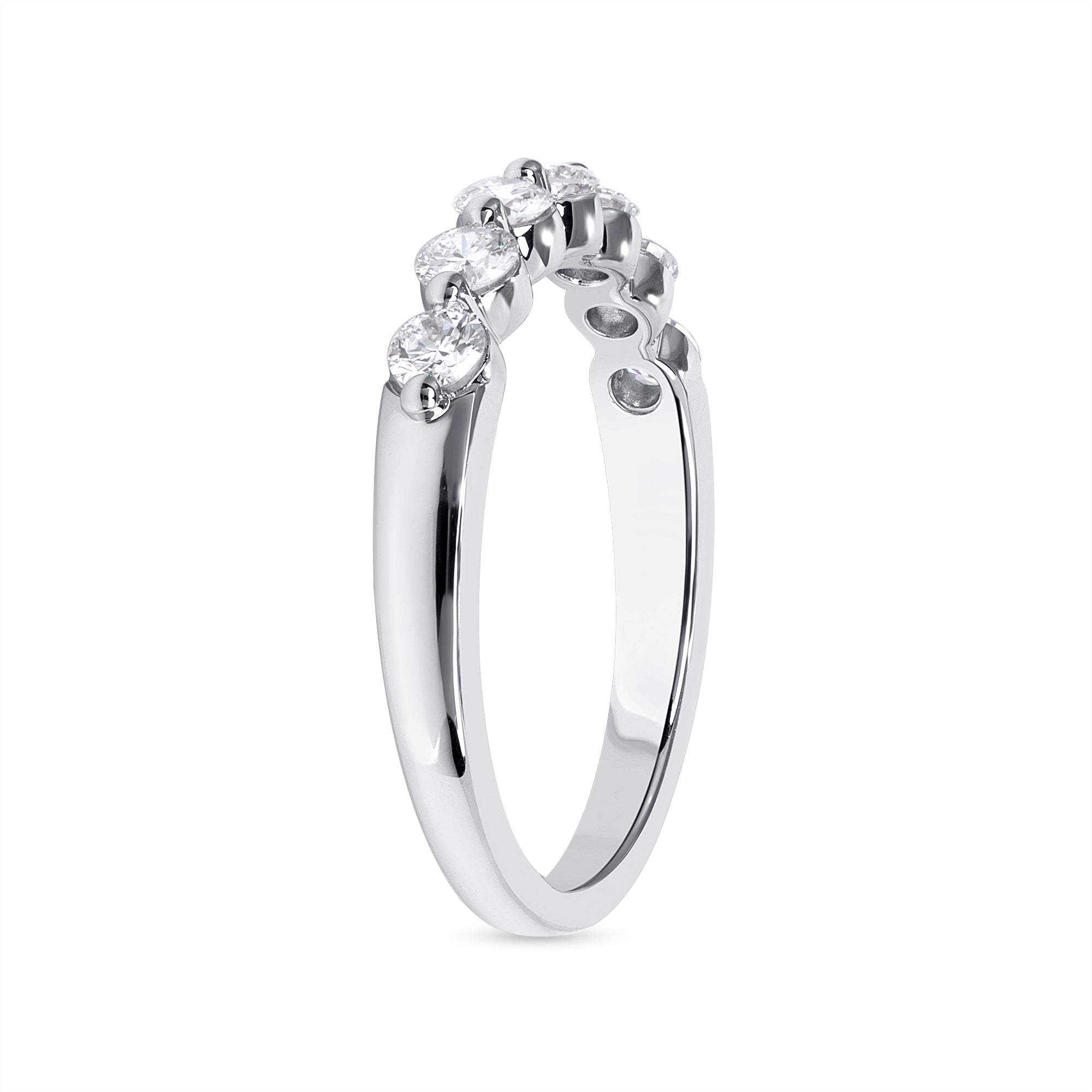 0.55CT Halfway Diamond Eternity Band in White Gold