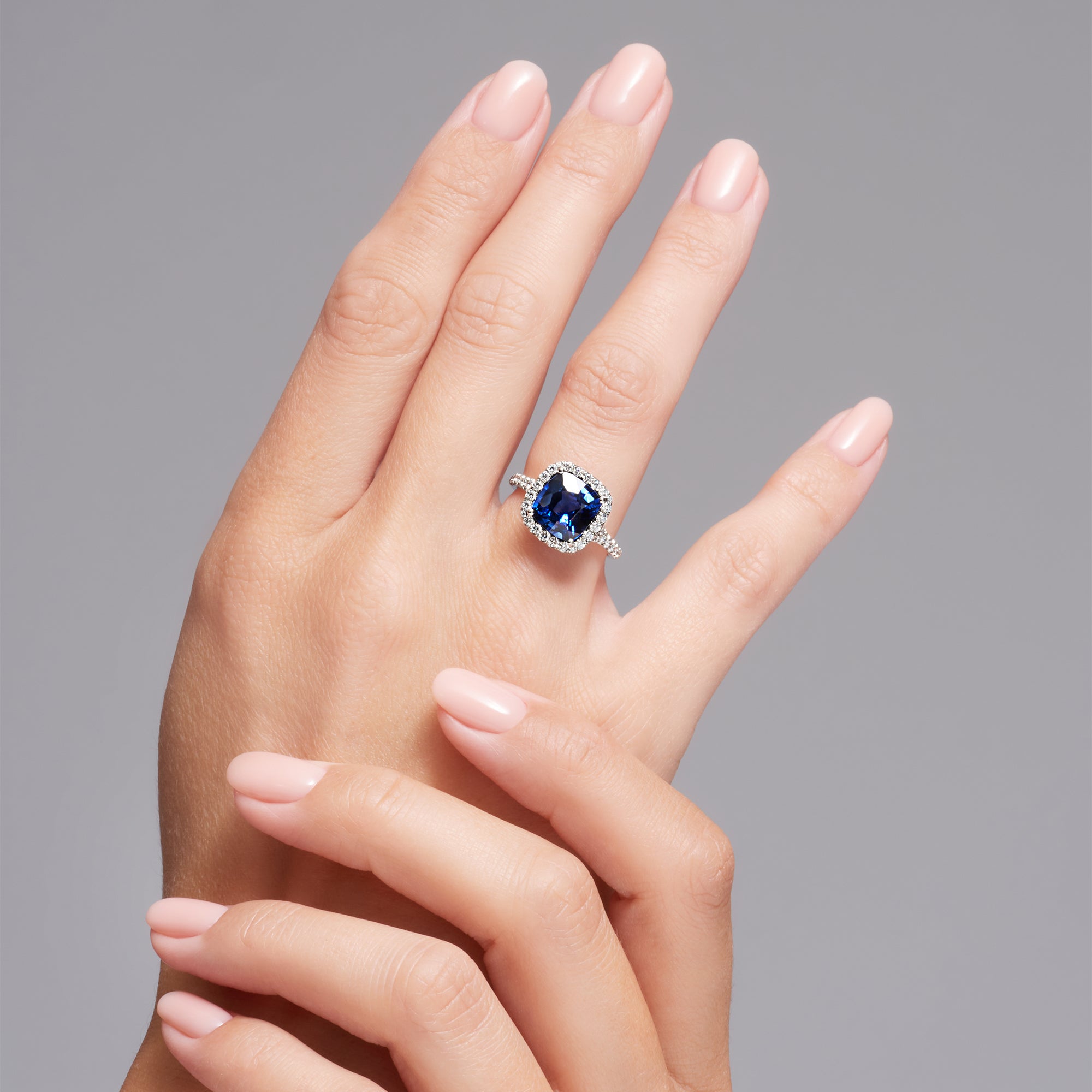 Shop Blue Sapphire Engagement Rings