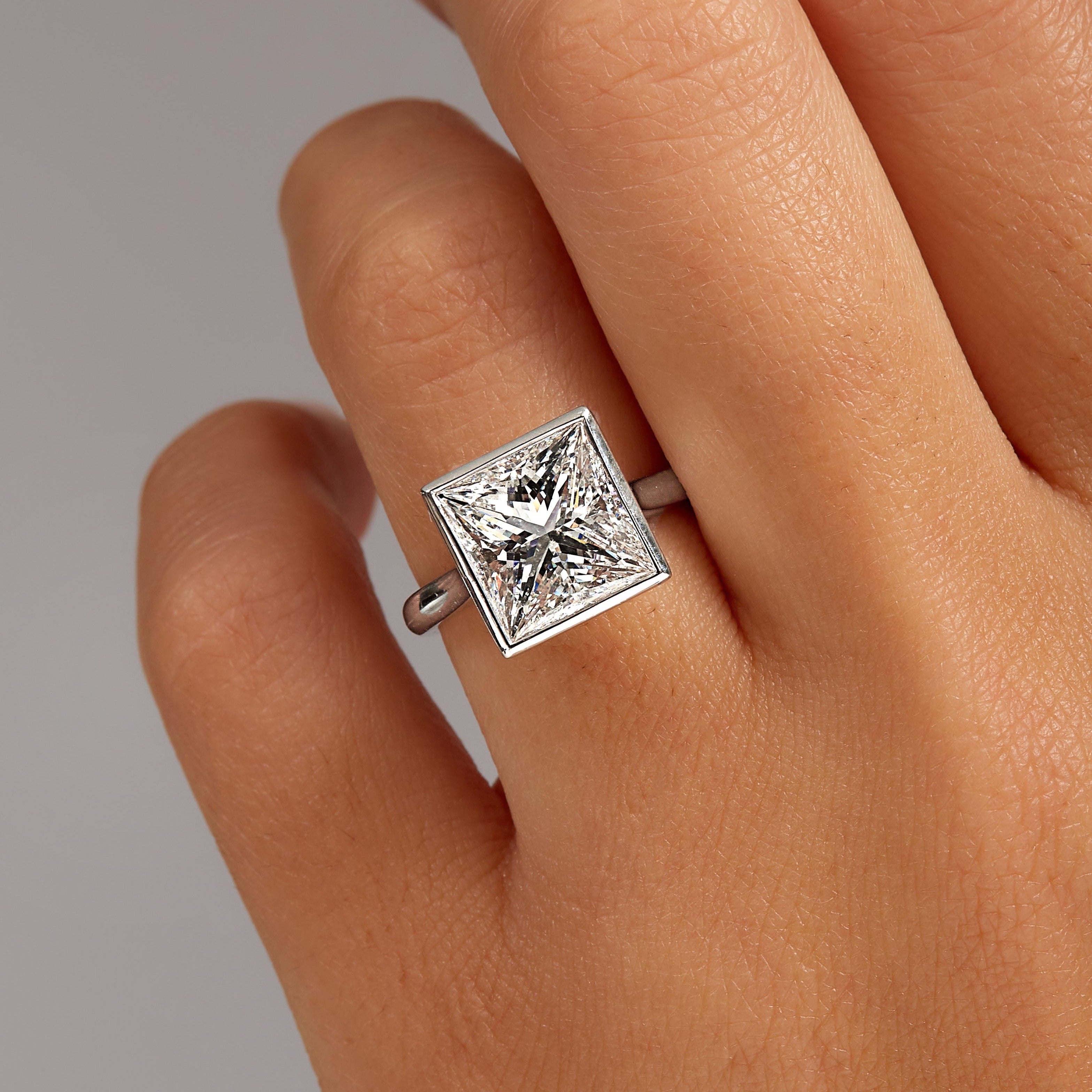 Gia certified princess cut diamond Clearance